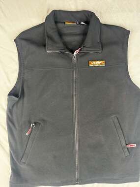 FMF Full Zip Fleece Vest Size XL Black